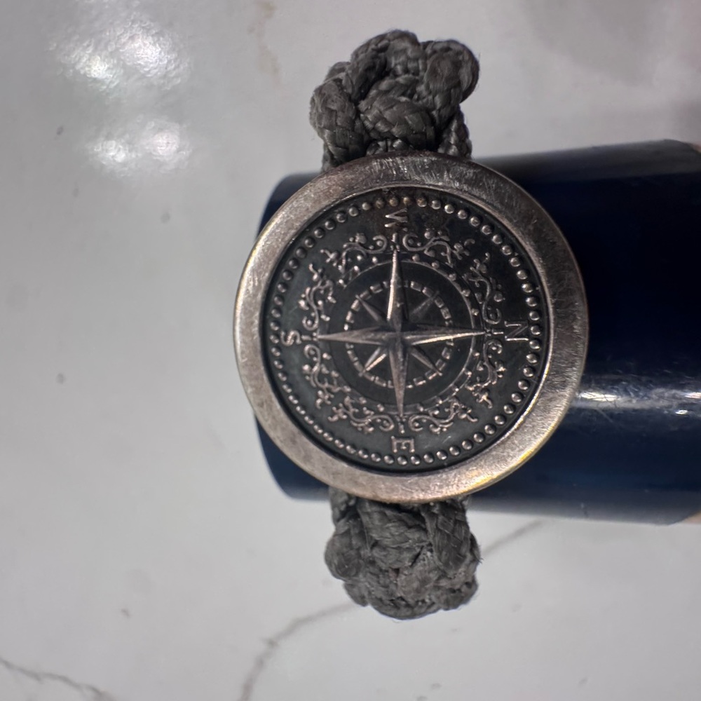 Silver Compass Bracelet - Picture 6 of 6